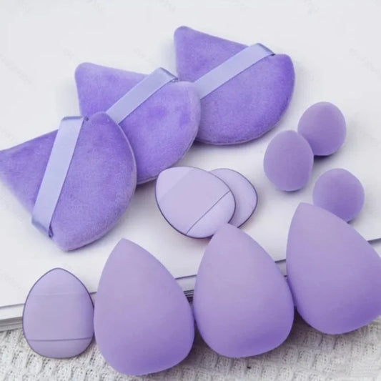 12-Piece Soft Makeup Sponge Blender Set