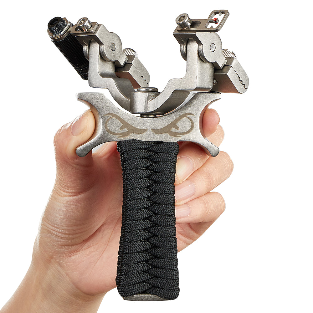 Precision Rotating Stainless Steel Slingshot