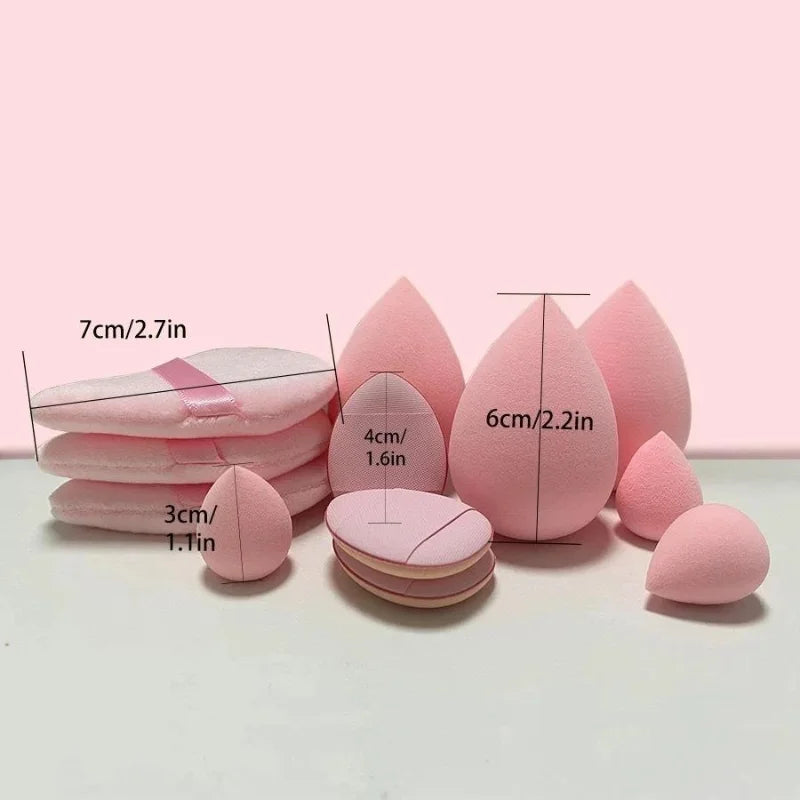 12-Piece Soft Makeup Sponge Blender Set