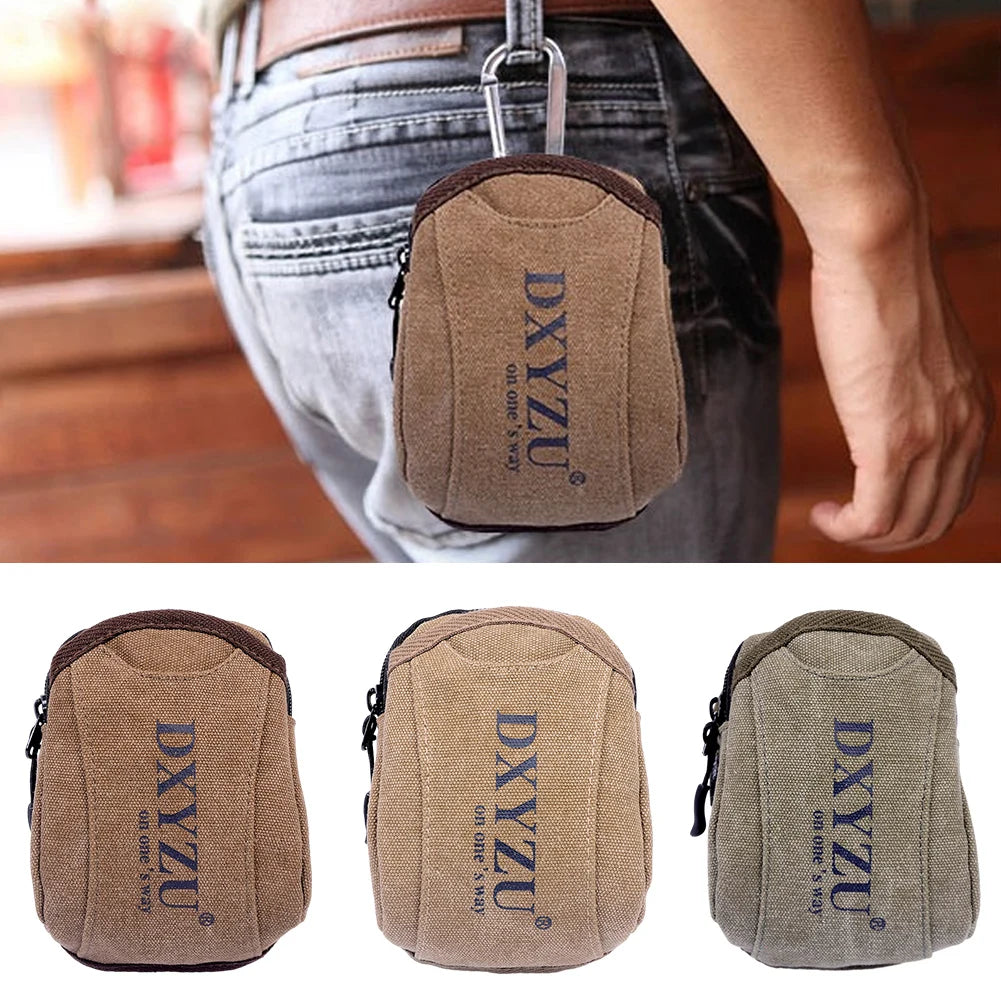 Rugged-Canvas Tactical Slingshot Waist Pack